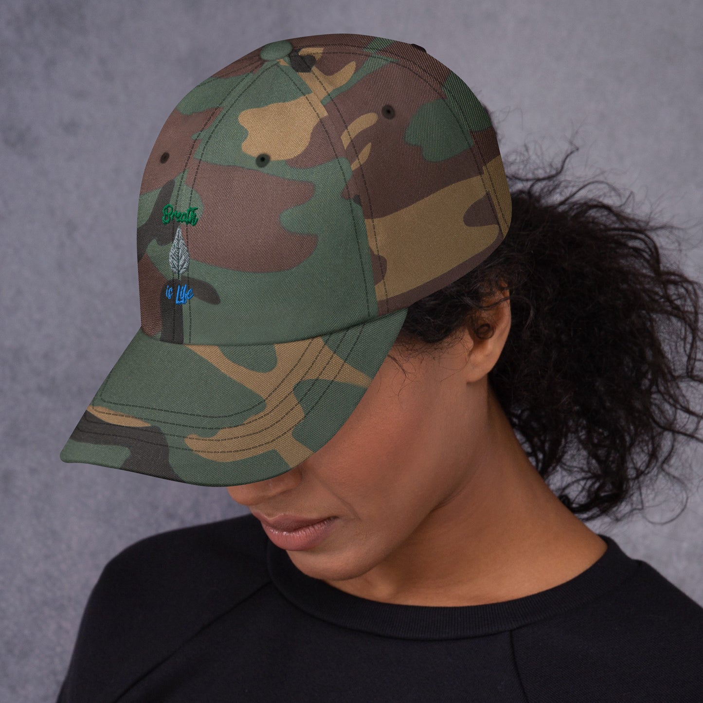Breathe is Life - dad hat