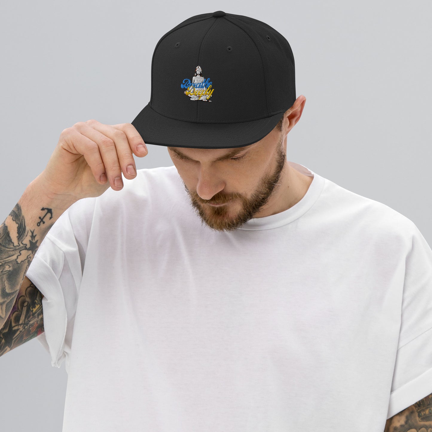 Breathe Deeply - Snapback Hat
