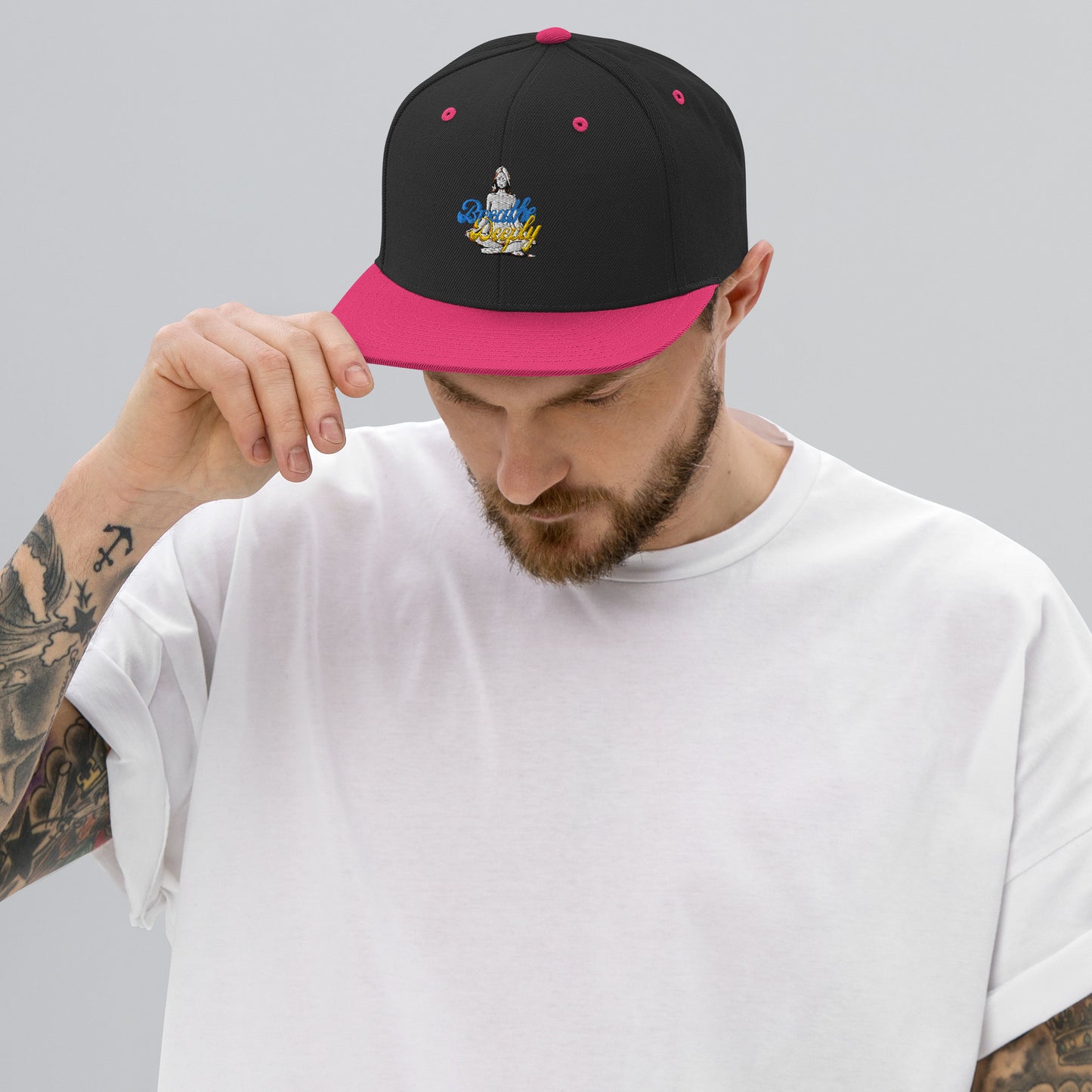 Breathe Deeply - Snapback Hat