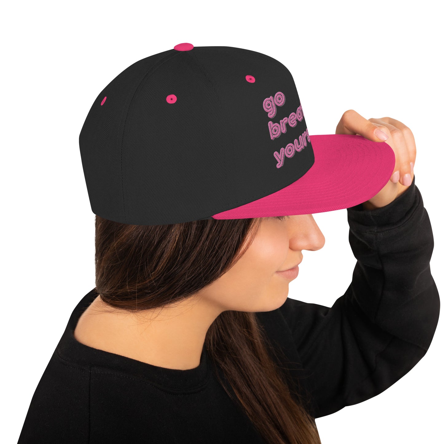 Go breathe yourself - Snapback Hat