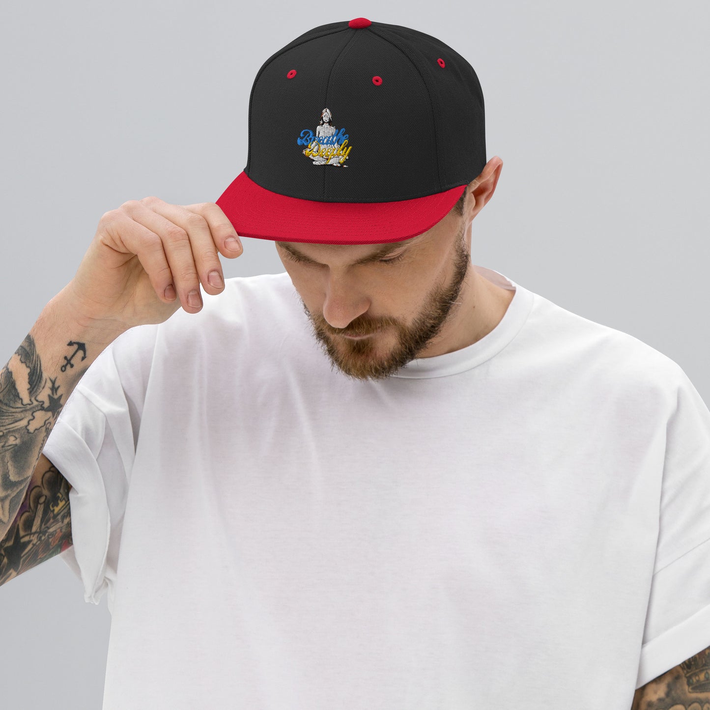 Breathe Deeply - Snapback Hat