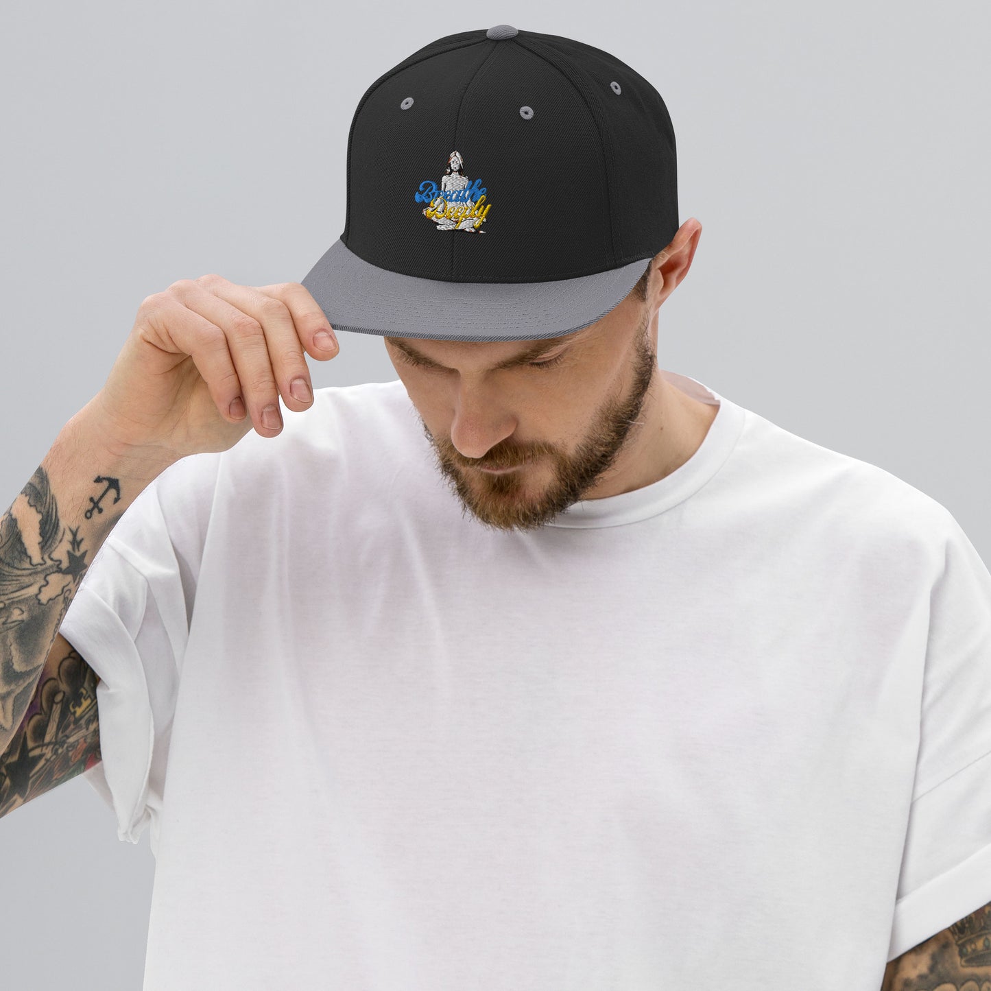 Breathe Deeply - Snapback Hat