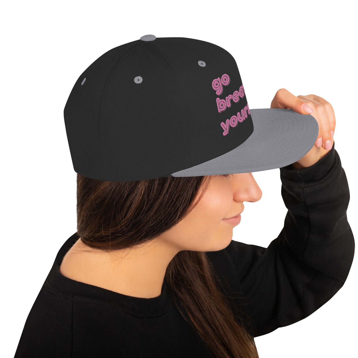 Go breathe yourself - Snapback Hat