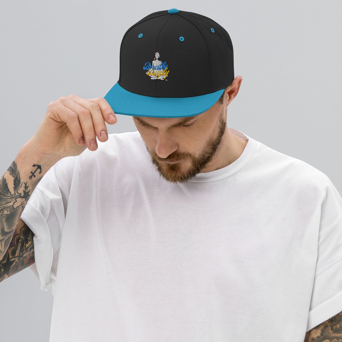 Breathe Deeply - Snapback Hat