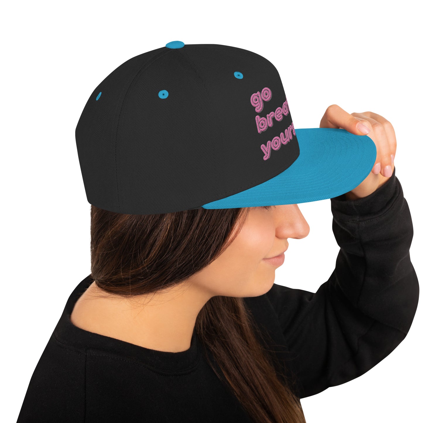 Go breathe yourself - Snapback Hat