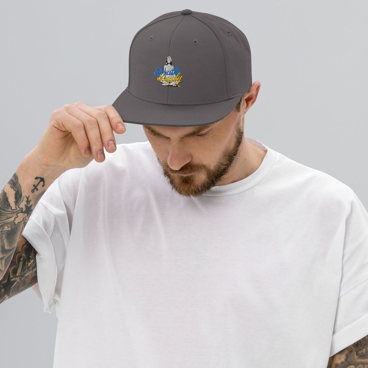 Breathe Deeply - Snapback Hat