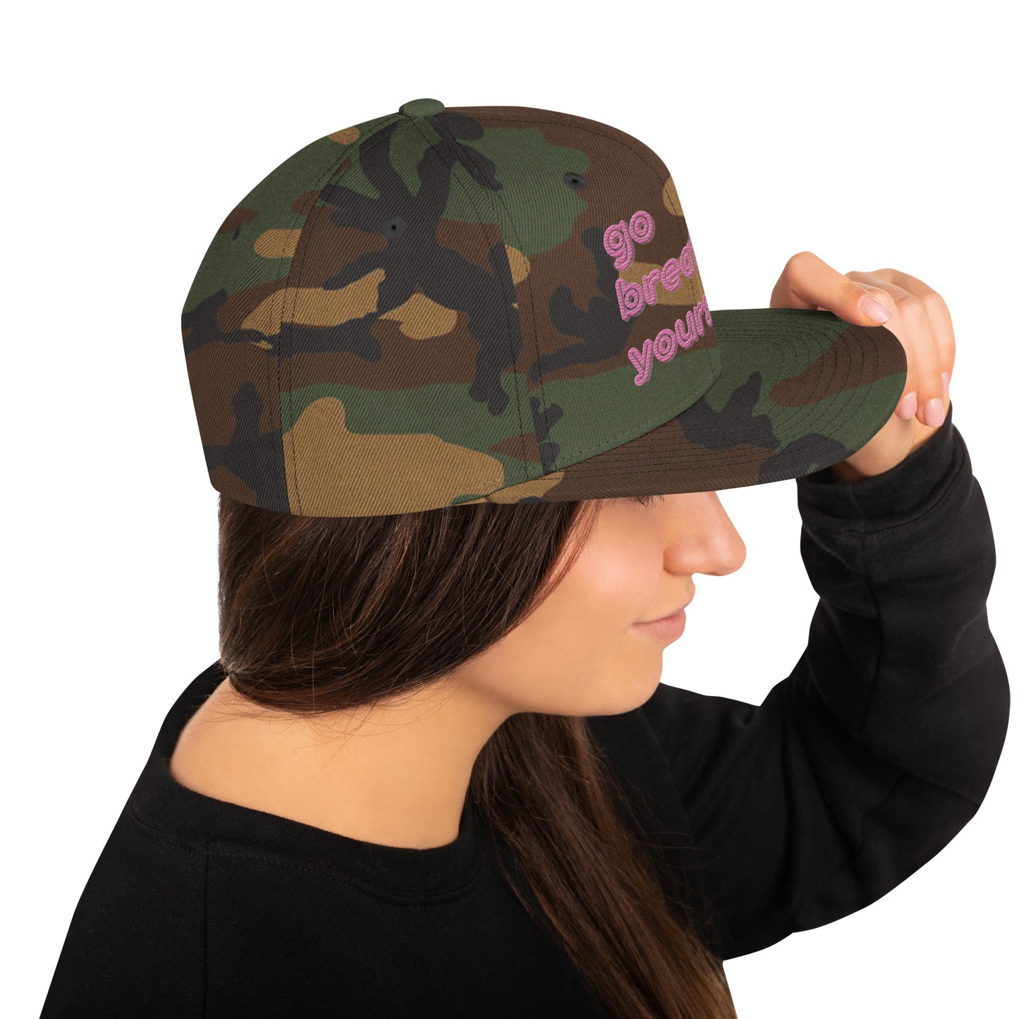 Go breathe yourself - Snapback Hat