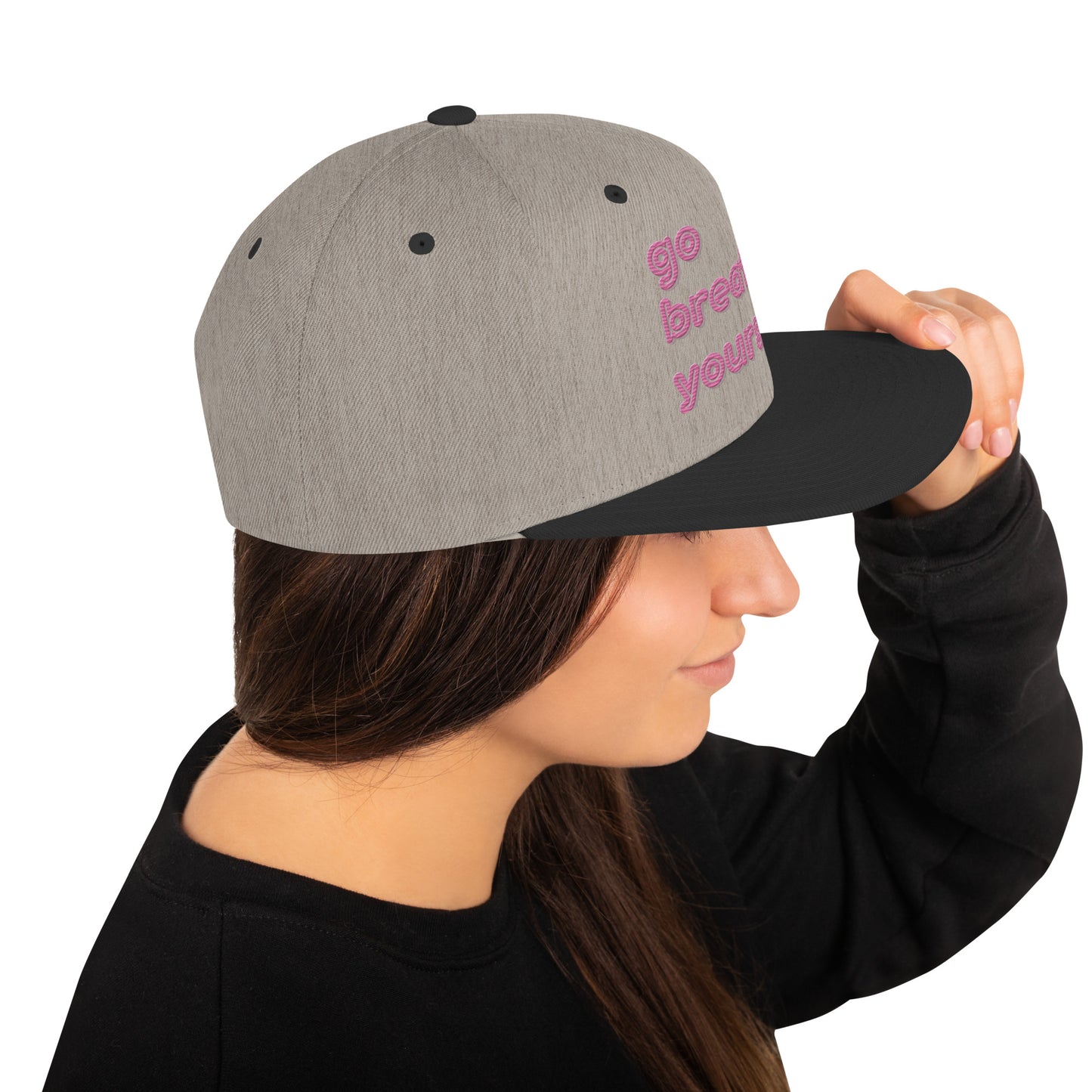 Go breathe yourself - Snapback Hat
