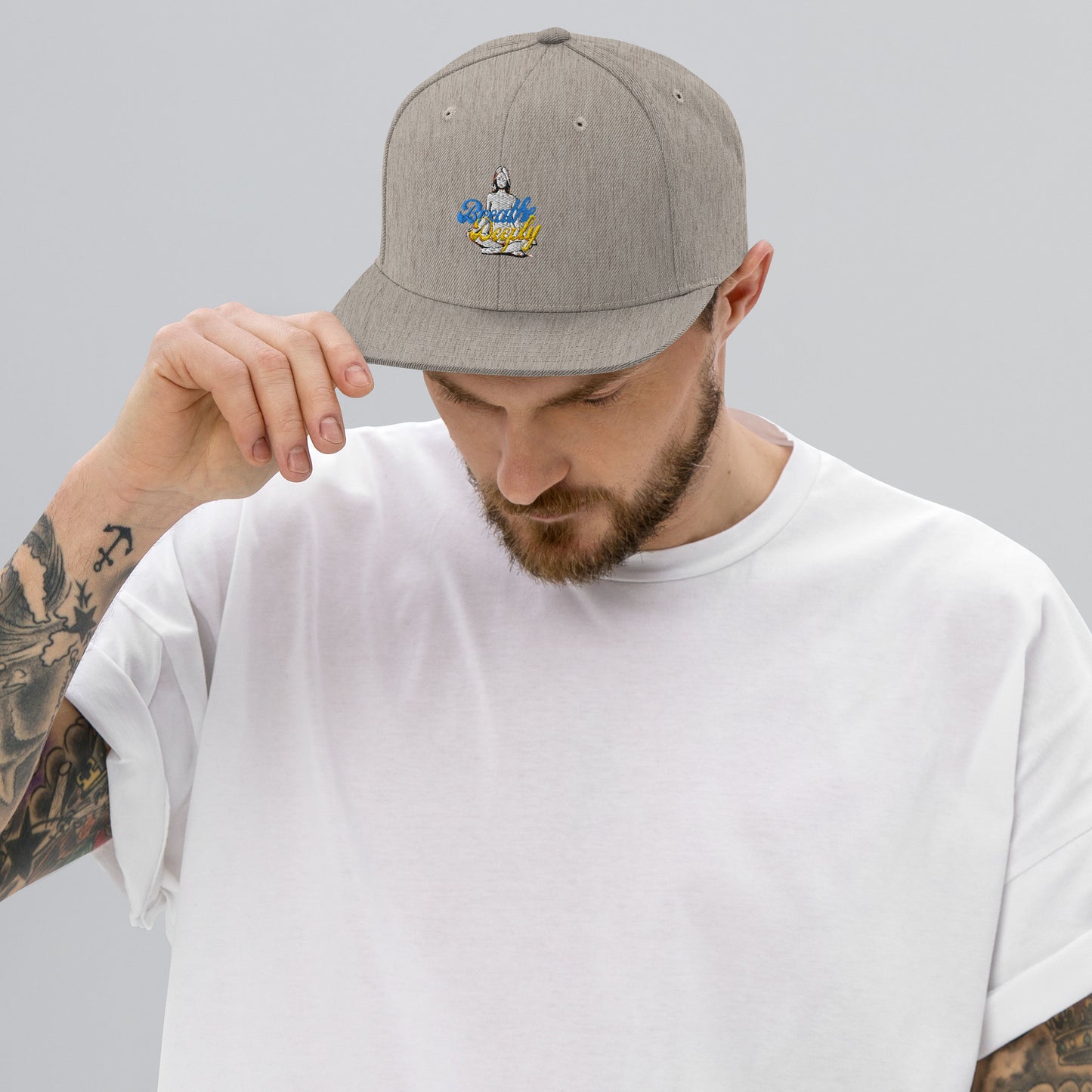 Breathe Deeply - Snapback Hat