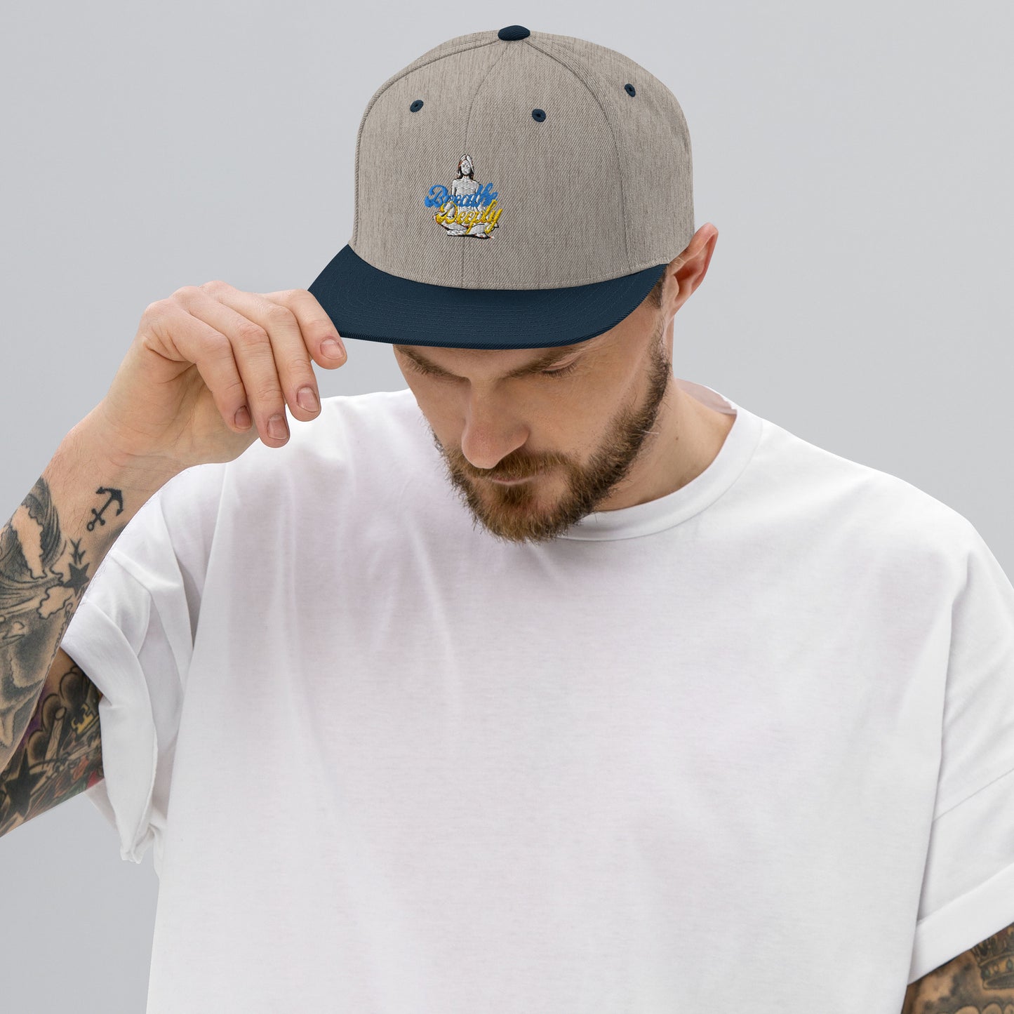 Breathe Deeply - Snapback Hat