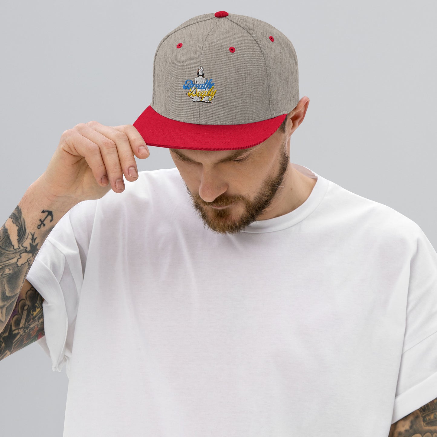 Breathe Deeply - Snapback Hat