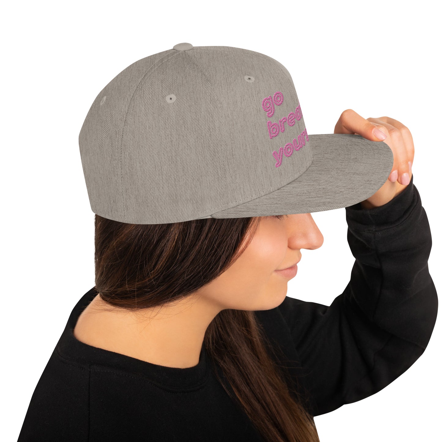 Go breathe yourself - Snapback Hat