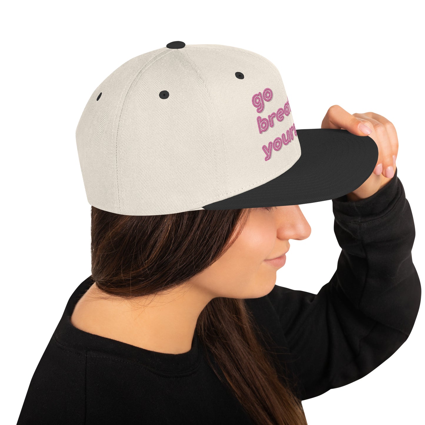 Go breathe yourself - Snapback Hat