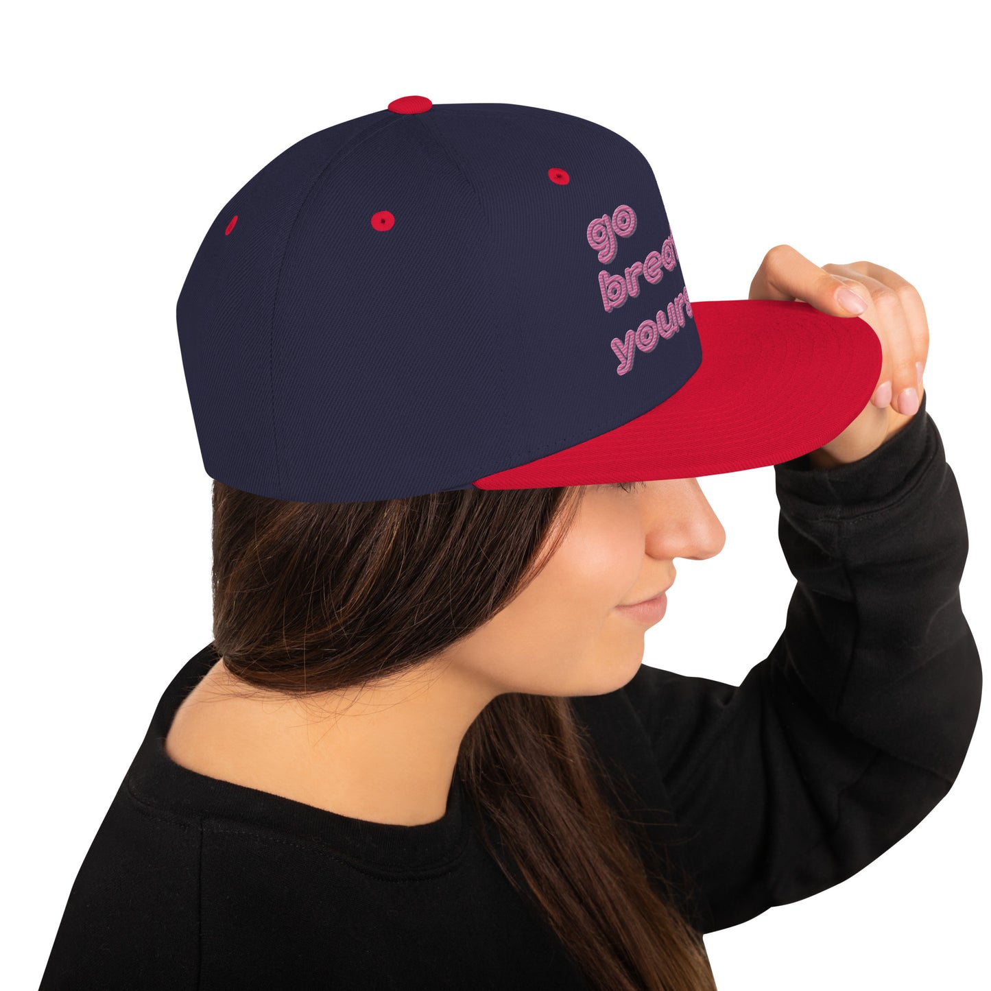Go breathe yourself - Snapback Hat