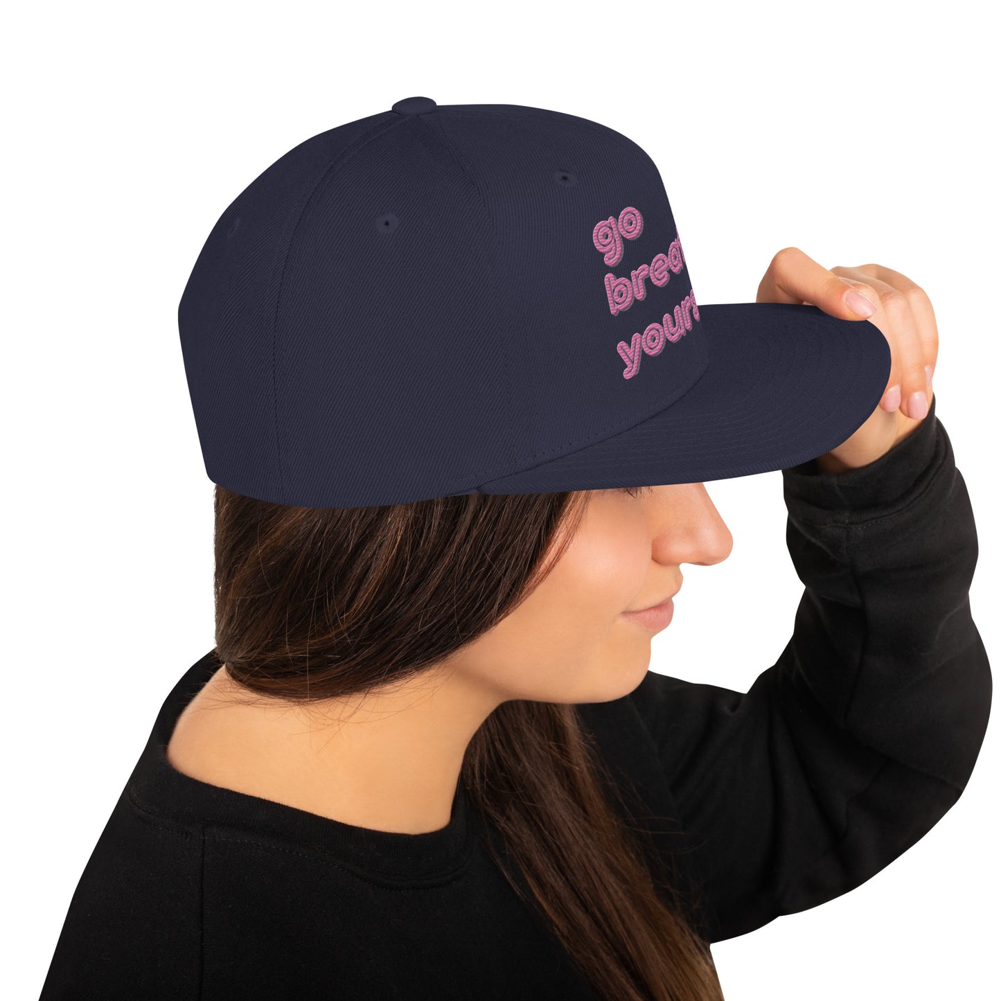 Go breathe yourself - Snapback Hat