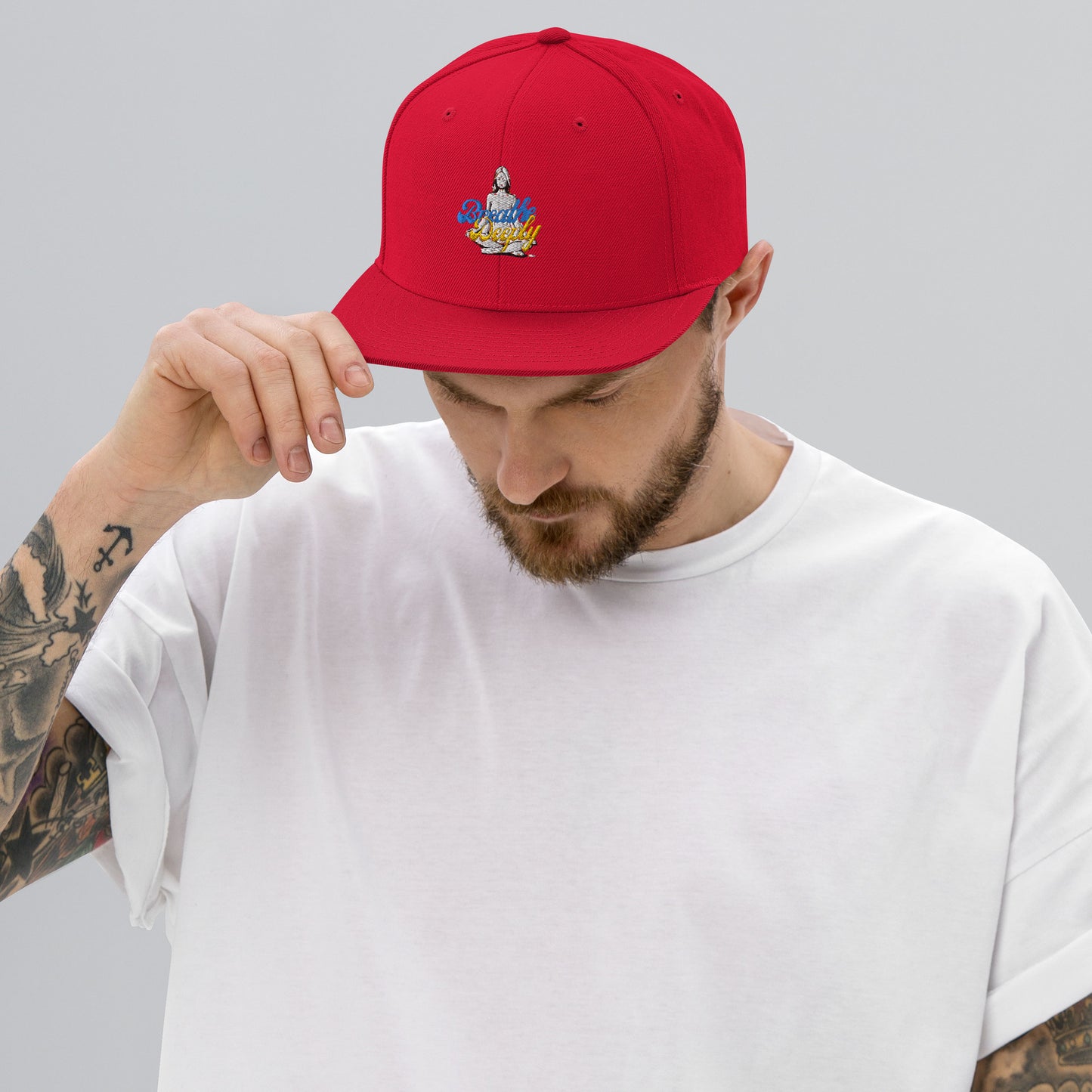 Breathe Deeply - Snapback Hat