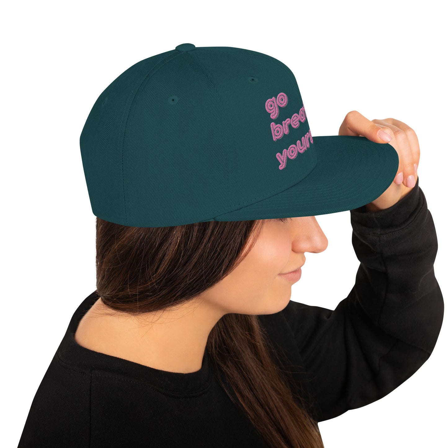 Go breathe yourself - Snapback Hat