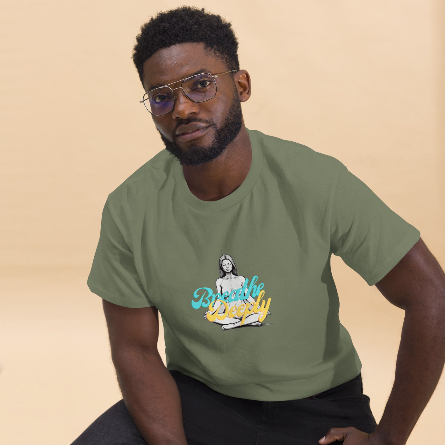Breathe Deeply - Unisex classic tee
