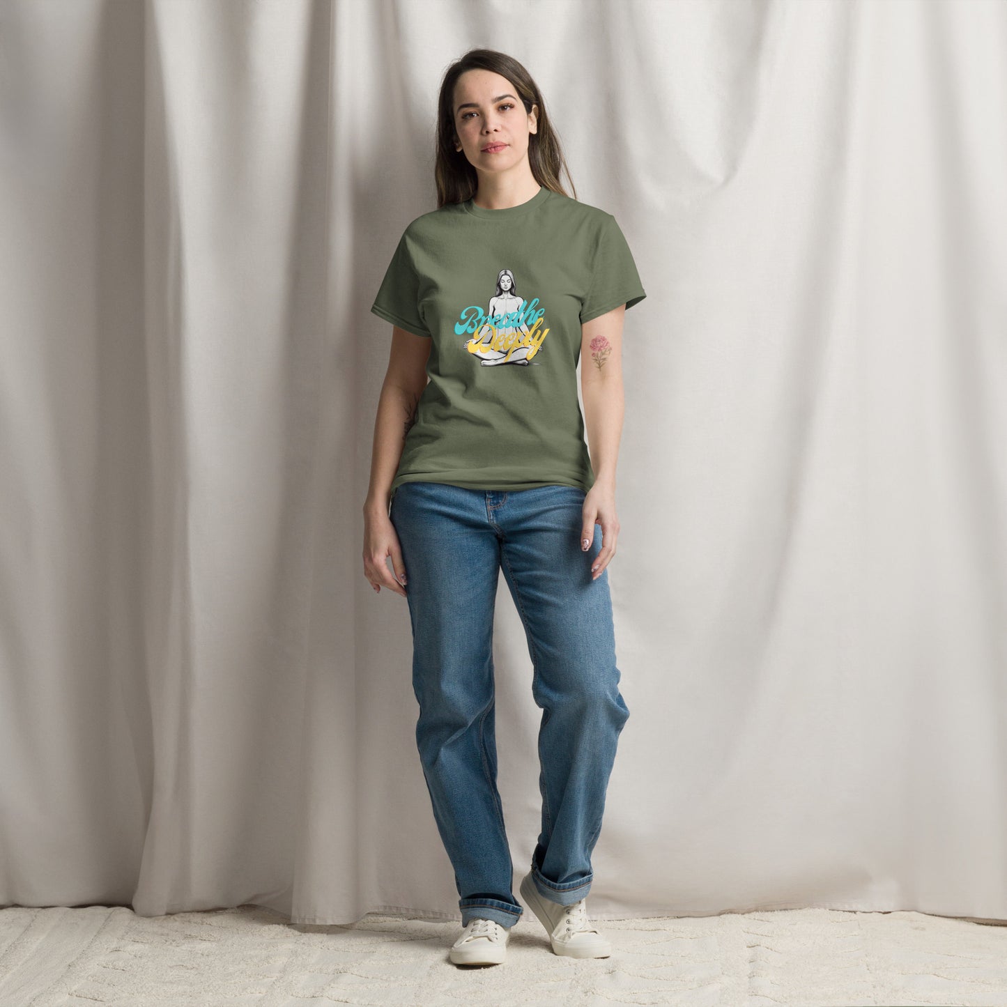 Breathe Deeply - Unisex classic tee