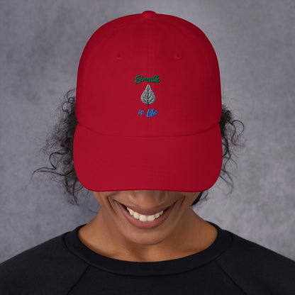 Breathe is Life - dad hat