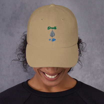 Breathe is Life - dad hat