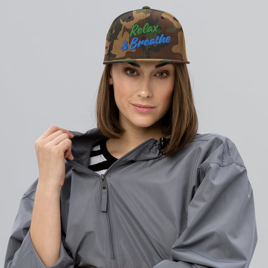 Relax & Breathe - Snapback Hat