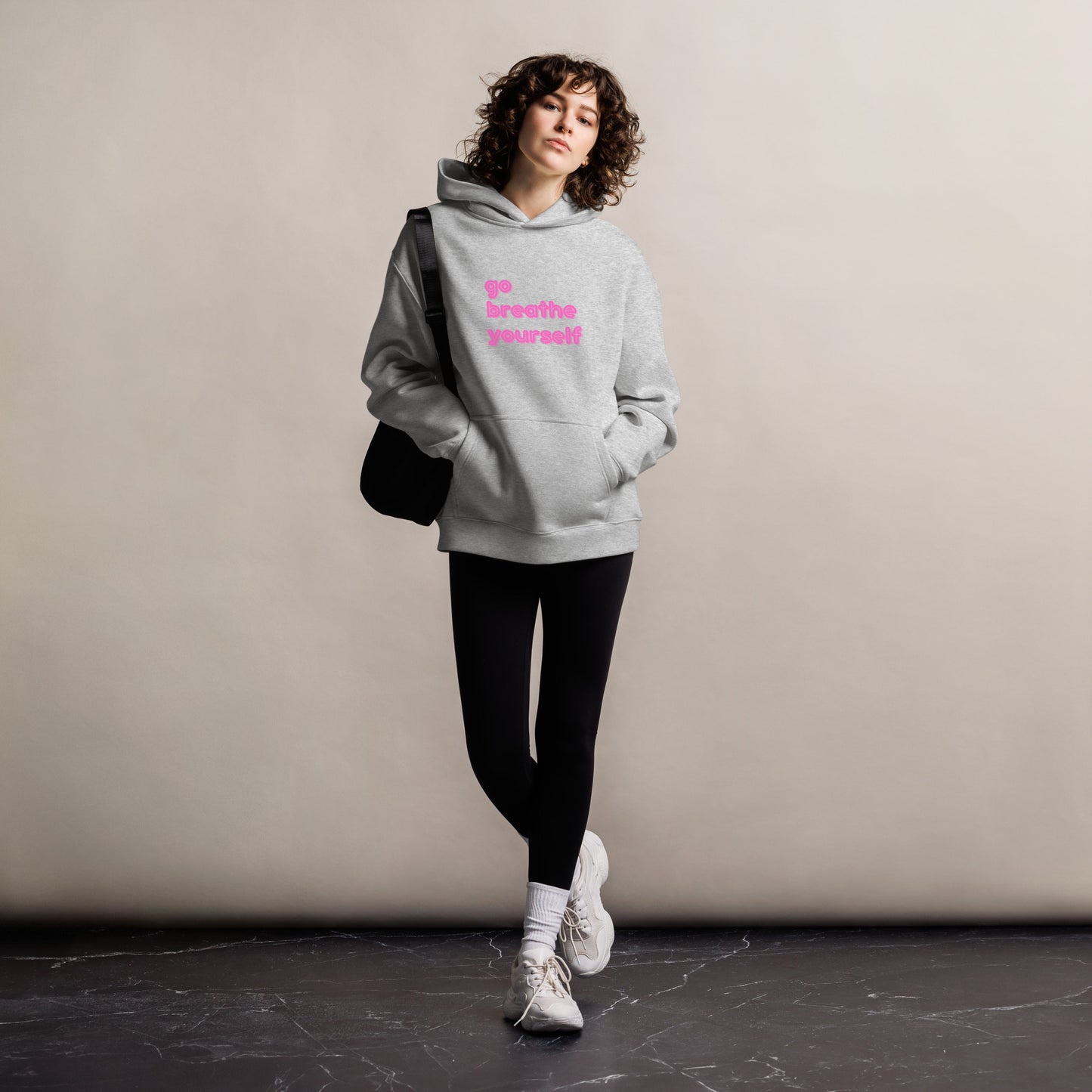 Go breathe yourself - Unisex oversized hoodie